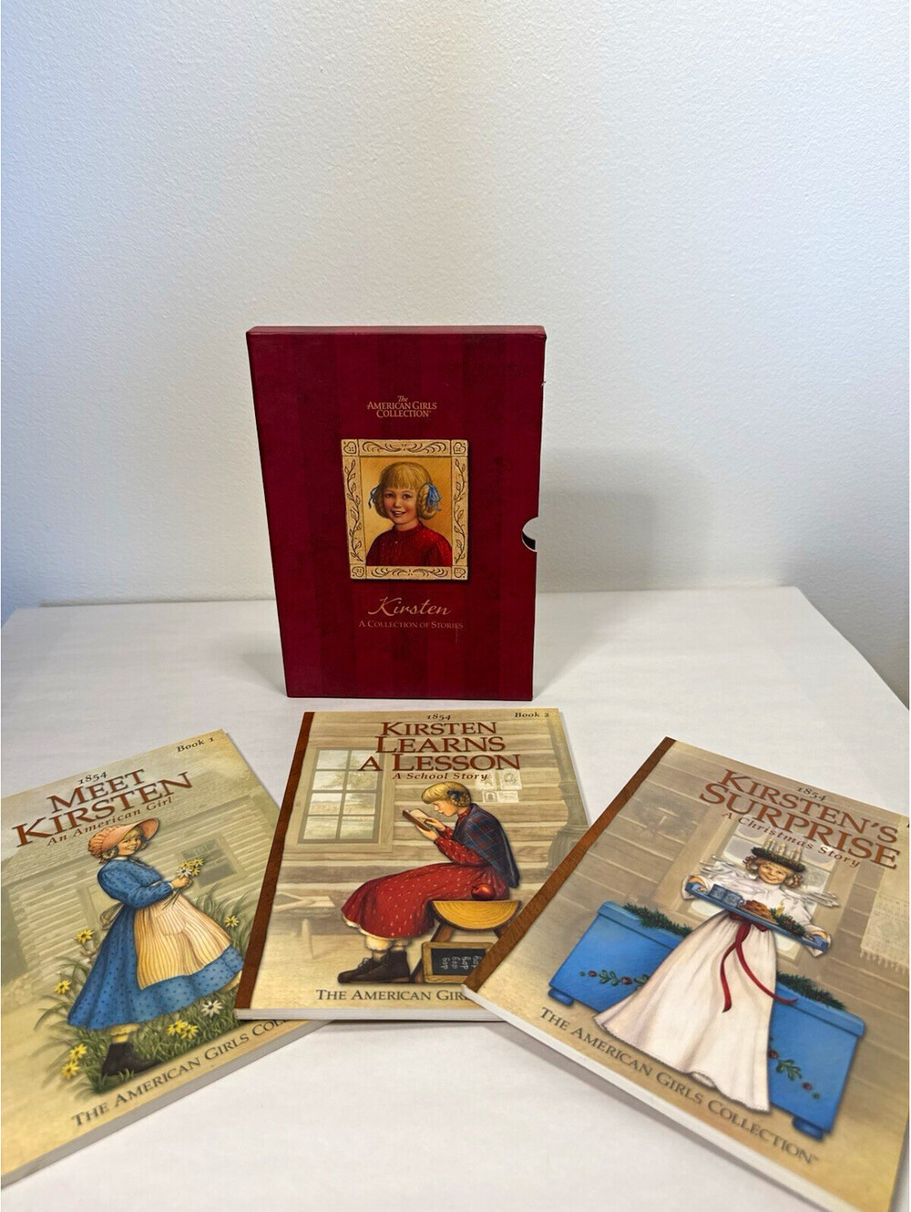 American Girl Kirsten 3 Book Box Set Hallmark 2000 Collection of Stories